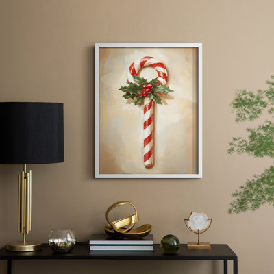 «Christmas Holiday Art», série 2-CCLxxvii, reproduction encadrée - bois massif