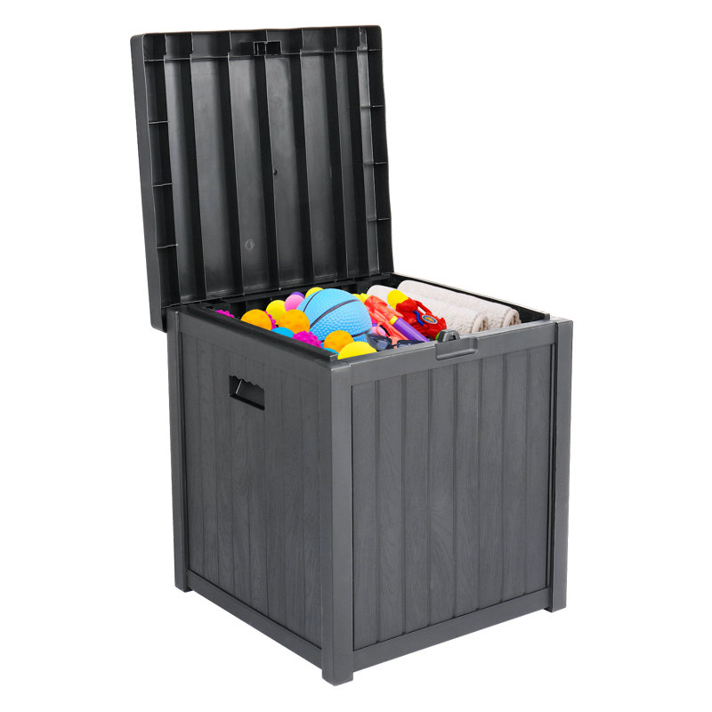 Winado 22'' W 51 Gallons Water Resistant Deck Box, Gray