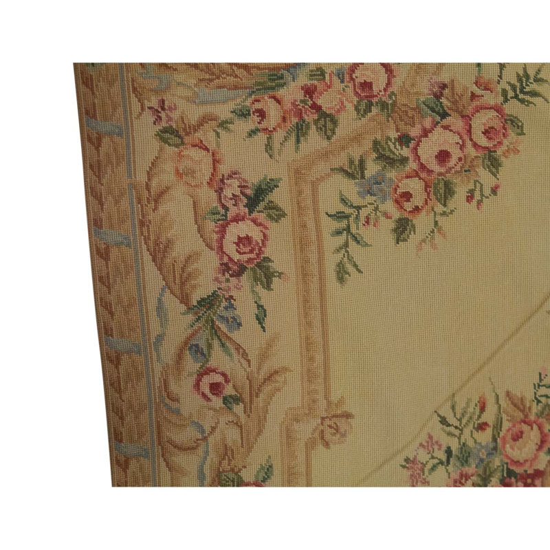 Handmade Wool Floral Area Rug