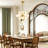 Scituate 19 - Light Dimmable Tiered Modern Glass Bubble Chandelier-719243564