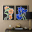 Pop Flowers III - reproduction encadrée de qualité supérieure - prête à être accrochée - aucun clou requis - aucun clou requis-1959094084-1959094085