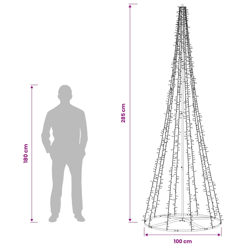 Christmas Tree, 285 cm
