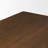 Joaquin 94" Dark Brown Solid Wood Carved Woven Base Rectangular Dining Table