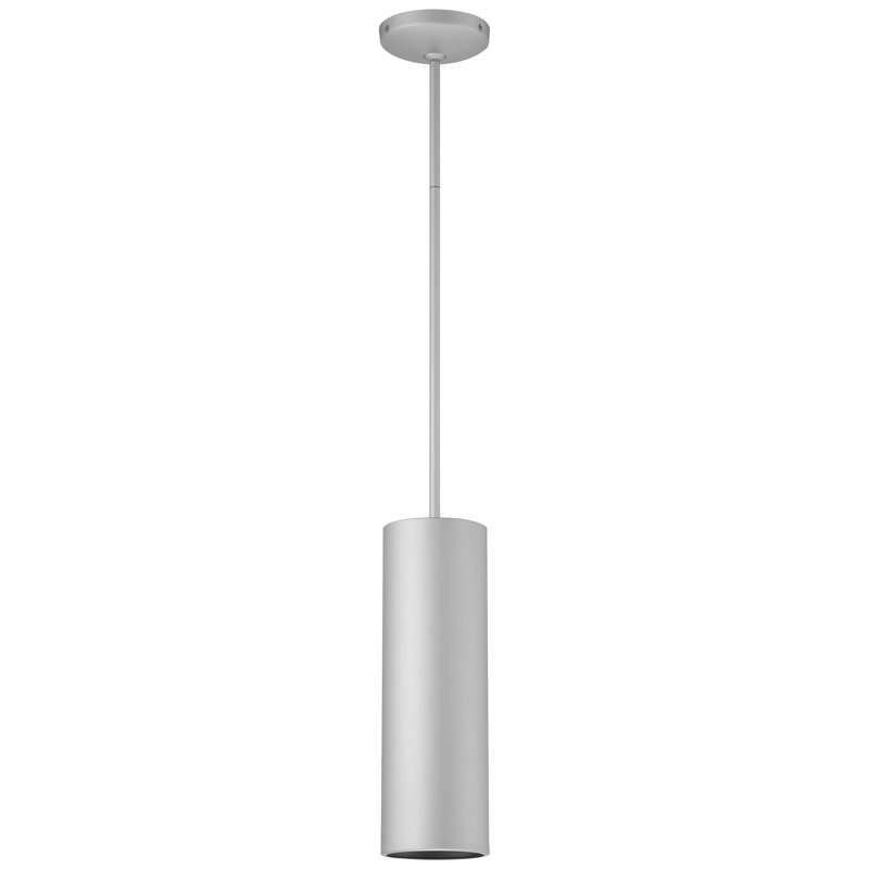 Courter 1 - Light Single Pendant, Satin, 14.5" H x 4.5" W x 4.5" D, Replaceable LED