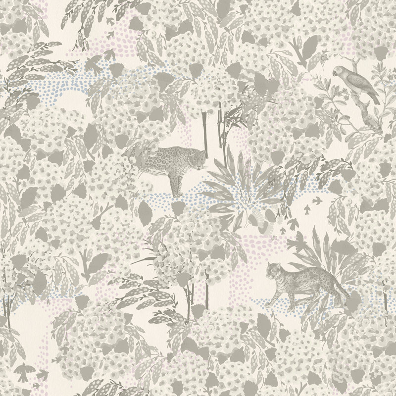 Yuki Osada Floral Wallpaper Double Roll, Sand