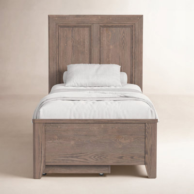 Jemma Solid Wood Panel Bed