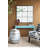 22.5x22.5x26" Drum Side Table