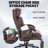 800LBS Massage Office Chair With Foot Rest & 8 Points Vibration Heat For Heavy People,Big And Tall Ergonomic Executive Reclining Desk Chairs For Home Office Managerial Use-747414792