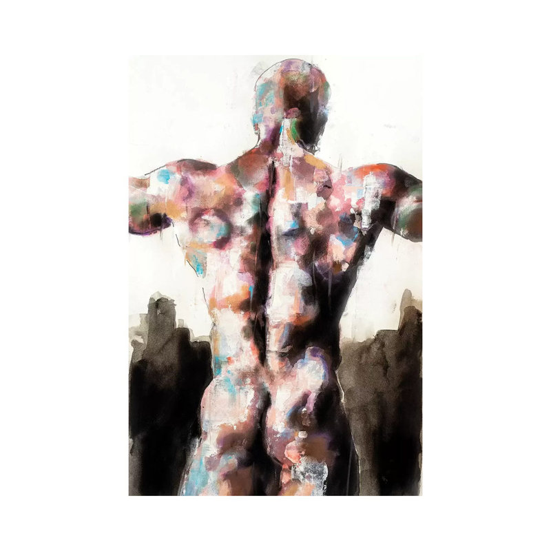Back Study 10-16-19 by Thomas Donaldson - Print on Canvas, Wrapped Canvas, 30.48cm H x 20.32cm W x 1.91cm D