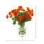 Renoncule artificielle dans un vase