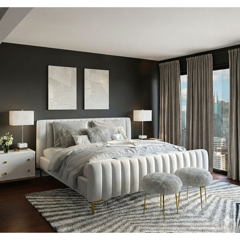 Eakin 1 Light Nickel Table Lamp With Marble Base