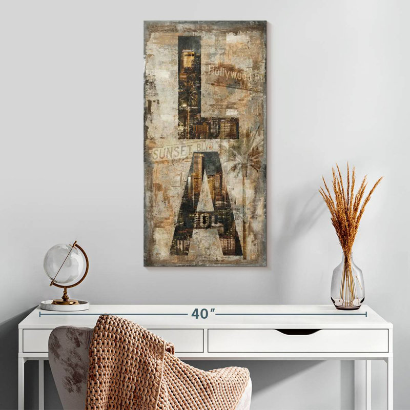 LA Vertical, 30" H x 15" W
