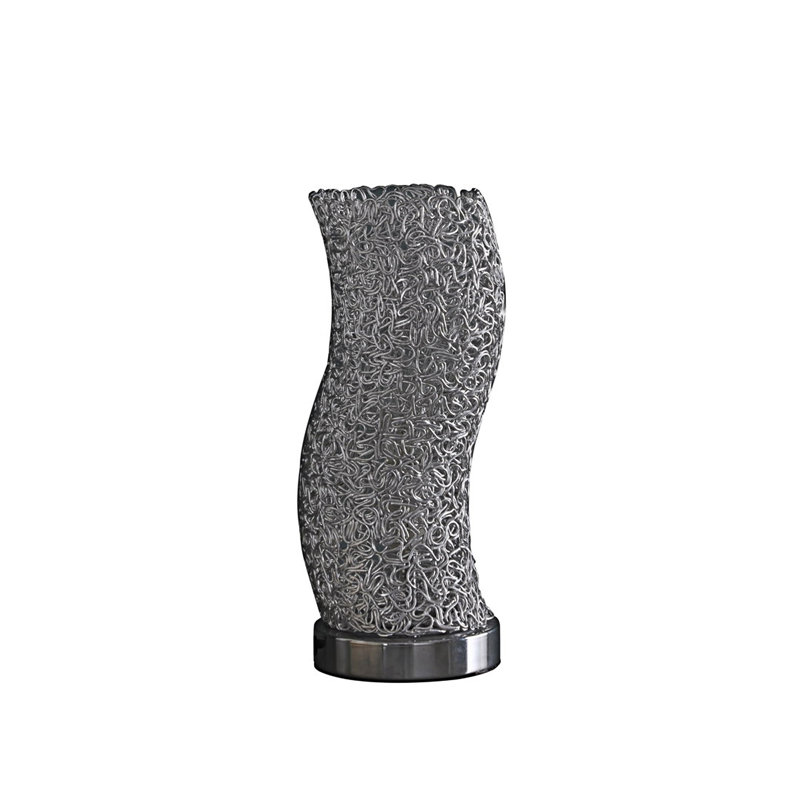 Lampe de table courbée en aluminium