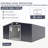 Campcraft 10×12 ft Storage Shed, 0.23mm Color Steel with Protective Film, 2 Daylight Windows, 2 Color Options, Practical Gift, Dark Gray-124851654
