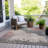Machine Washable Indoor/Outdoor Xhevrie Blush Rug-2090158893