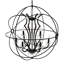 Margo 9 - Light Walnut Sphere Pendant