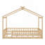 Structure de lit en bois avec clôture-996520312-996520306