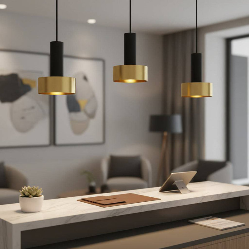 1 - Light Pendant, 20cm H x 14.8cm W x 5cm D, 350, Satin