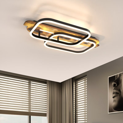 Domagala 2-Light 24.4" Dimmable LED Flush Mount