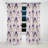 Damask Purple And White Art Deco Pattern II - Damask Curtain - Blackout Curtain - 1 Panels-107534956