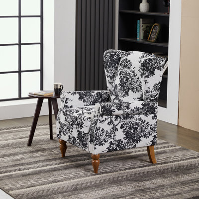 Ensemble de table basse et fauteuil avec structure en bois robuste