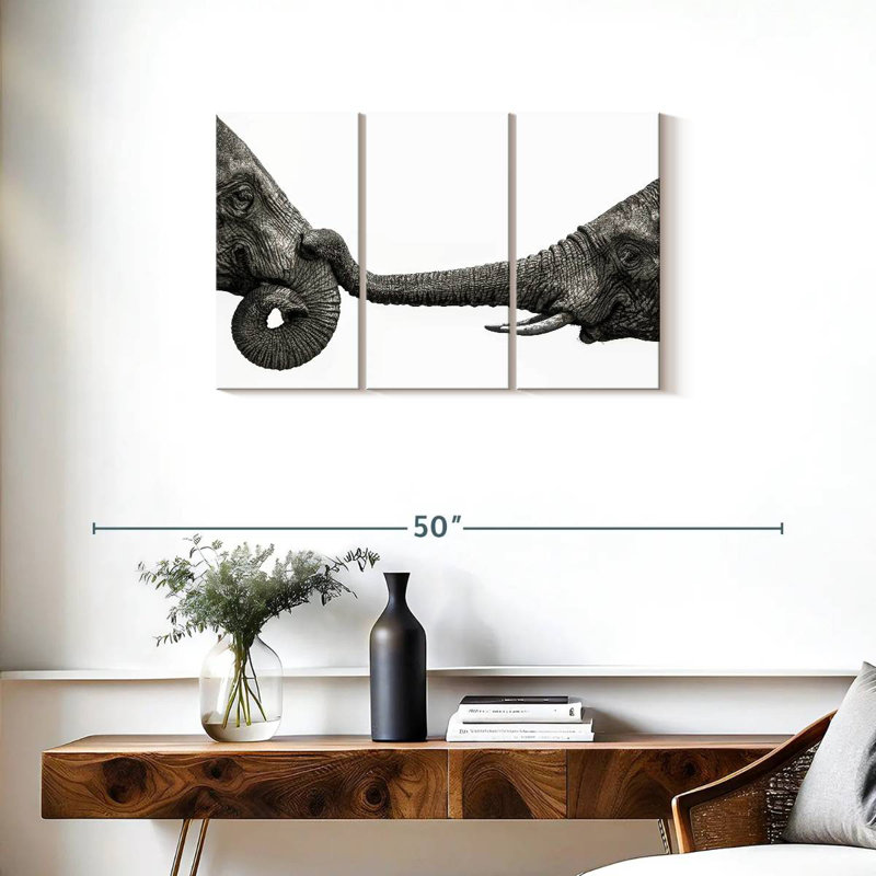Elephant Hello, 20" H x 33" W