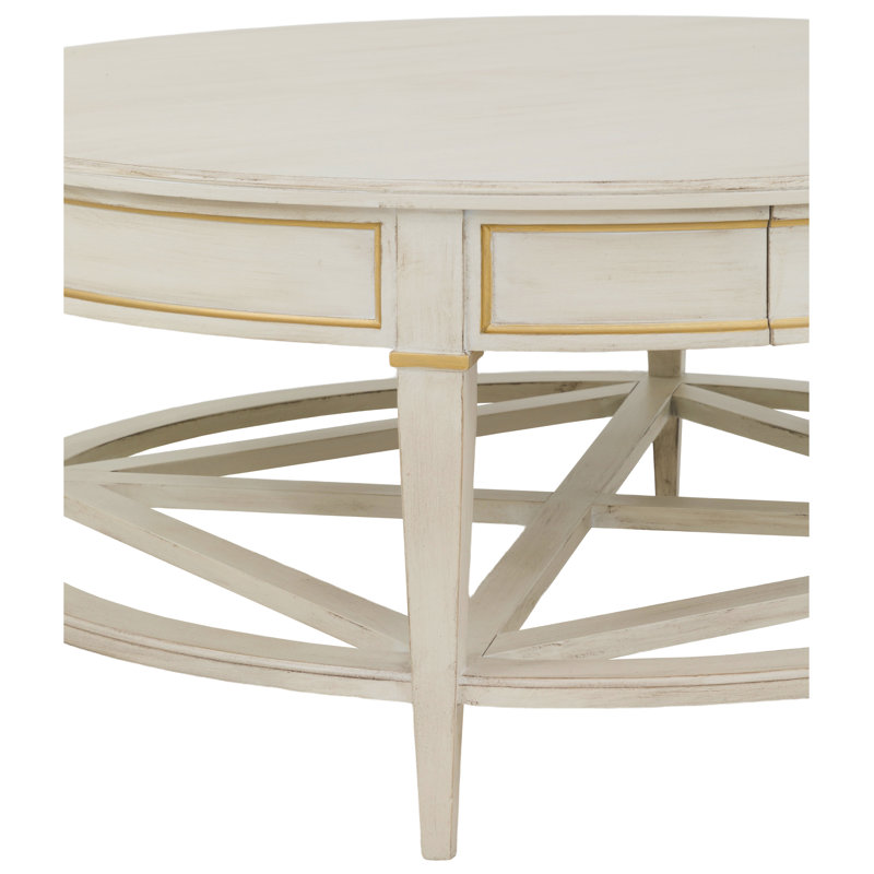 Matteo Cocktail Table, 18.75" H x 42" W x 42" D, Champagne Mist / Champange Mist