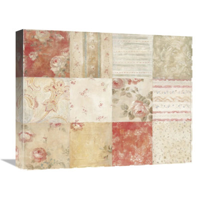 Quilt 12 Block Layered by Danhui Nai - Single Picture Frame Graphic Art on Digital Framed Print