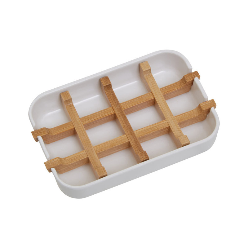 Leite Soap Dish, White