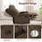 Upholstered Microfiber / Microsuede Recliner