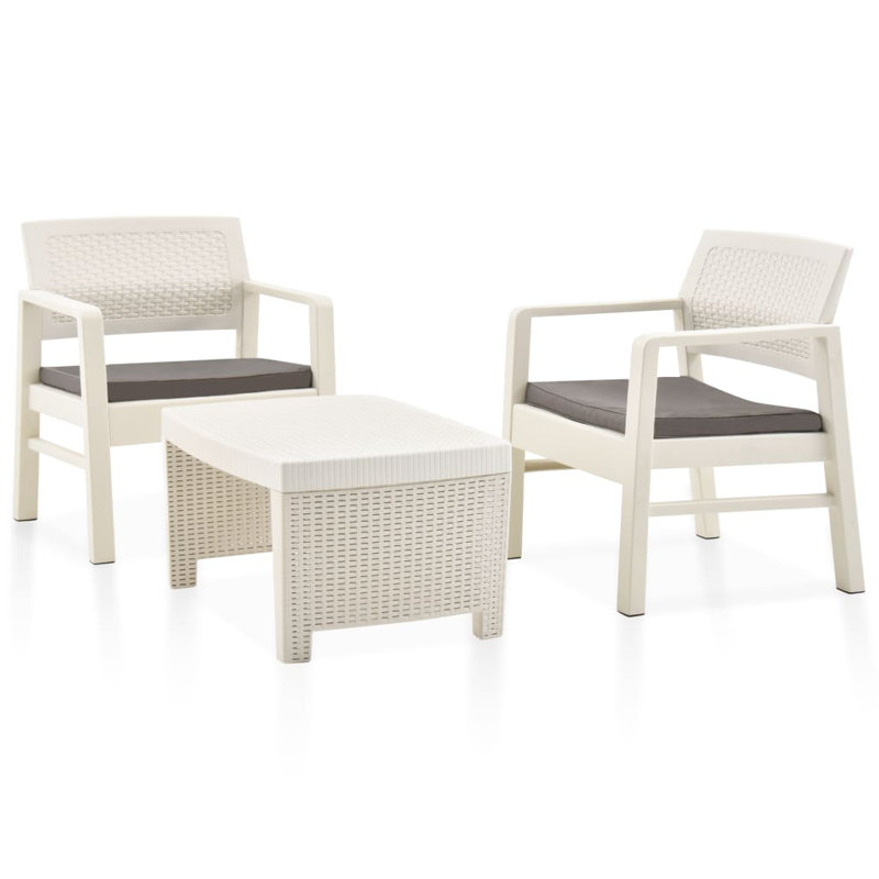 Dursun 2 - Person Patio Conversation Set with Cushions
