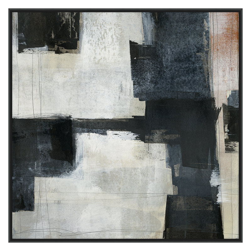 Meditations 3 Print by Maeve Harris, 36" H x 36" W x 2.63" D, Black
