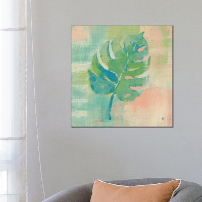 Beach Cove Leaves I by Studio Mousseau - Wrapped Canvas Painting
