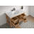 Marina 42'' Single Bathroom Vanity with Carrara Marble Top
