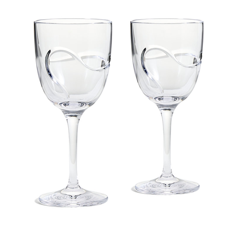 Vin graphite Vera Wang Luxe, ensemble de 2, Verre à vin blanc