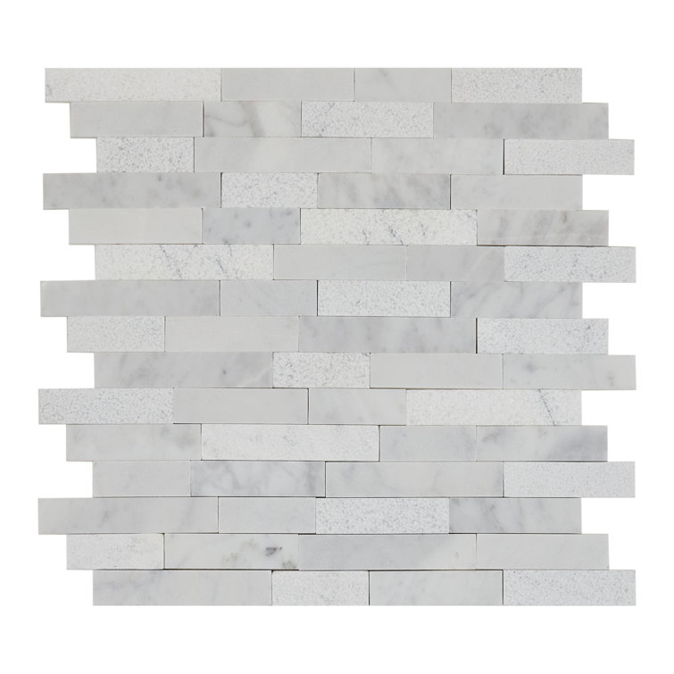 Minute Mosaix Marble Linear Mosaic Wall Tile
