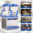Countertop Snow Cone Machine 1000W 30L Tanks Commercial Slushy Maker Machine