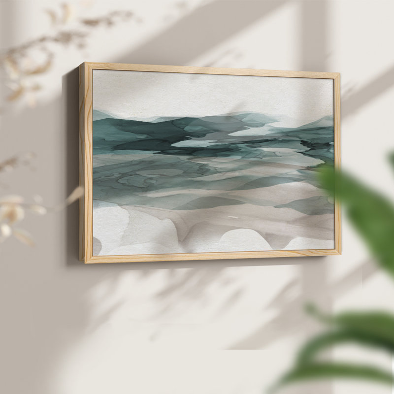 Mountain Mountain - Reproduction encadrée - Restickable, Naturel, H 11 po x l 14 po