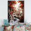 Paysage de château surréalisme fantastique sur toile