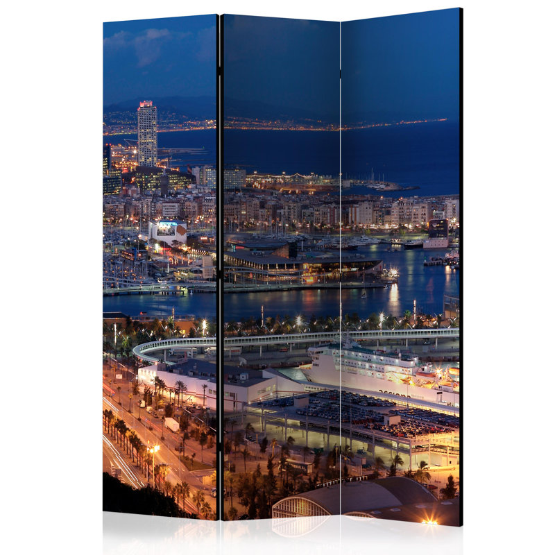 Room Divider - Illuminated Barcelona [Room Dividers]