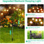 2X Bigger Solar Swaying Lights, 32 LEDs Solar Outdoor Decoration Light for Christmas