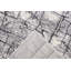 Tapis gris clair / os à motif abstrait de la collection Mucci-283982261