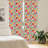 Colorful Floral Semi-Sheer Rod Pocket Curtain Panels-45228158