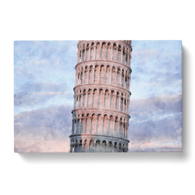 Leaning Tower Of Pisa Vol.2 - Wrapped Canvas Print