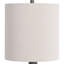 Lampe de chevet grise 28 po Chiquila
