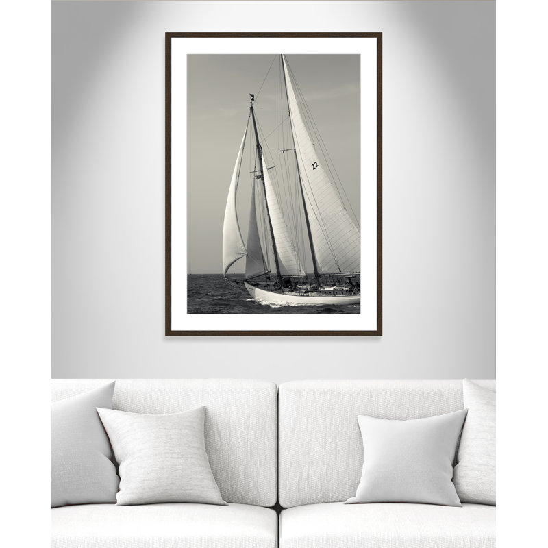 Amaryl Fair Wind par Danita Delimont - reproduction de photo encadrée, H 41,5 po x l 29,5 po x P 0,75 po, Cadre noyer