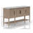 Cement Topped Server With Cane Insets