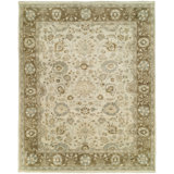 Wool Area Rug in Ivory