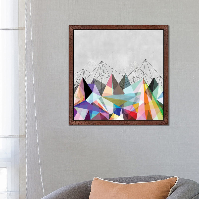 Mareike Böhmer - Print on Canvas, Brown Framed, 93.98 cm H x 93.98 cm W