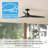 60 inch Mosley ENERGY STAR® Damp Rated Ceiling Fan and Wall Control-114604165-114604166